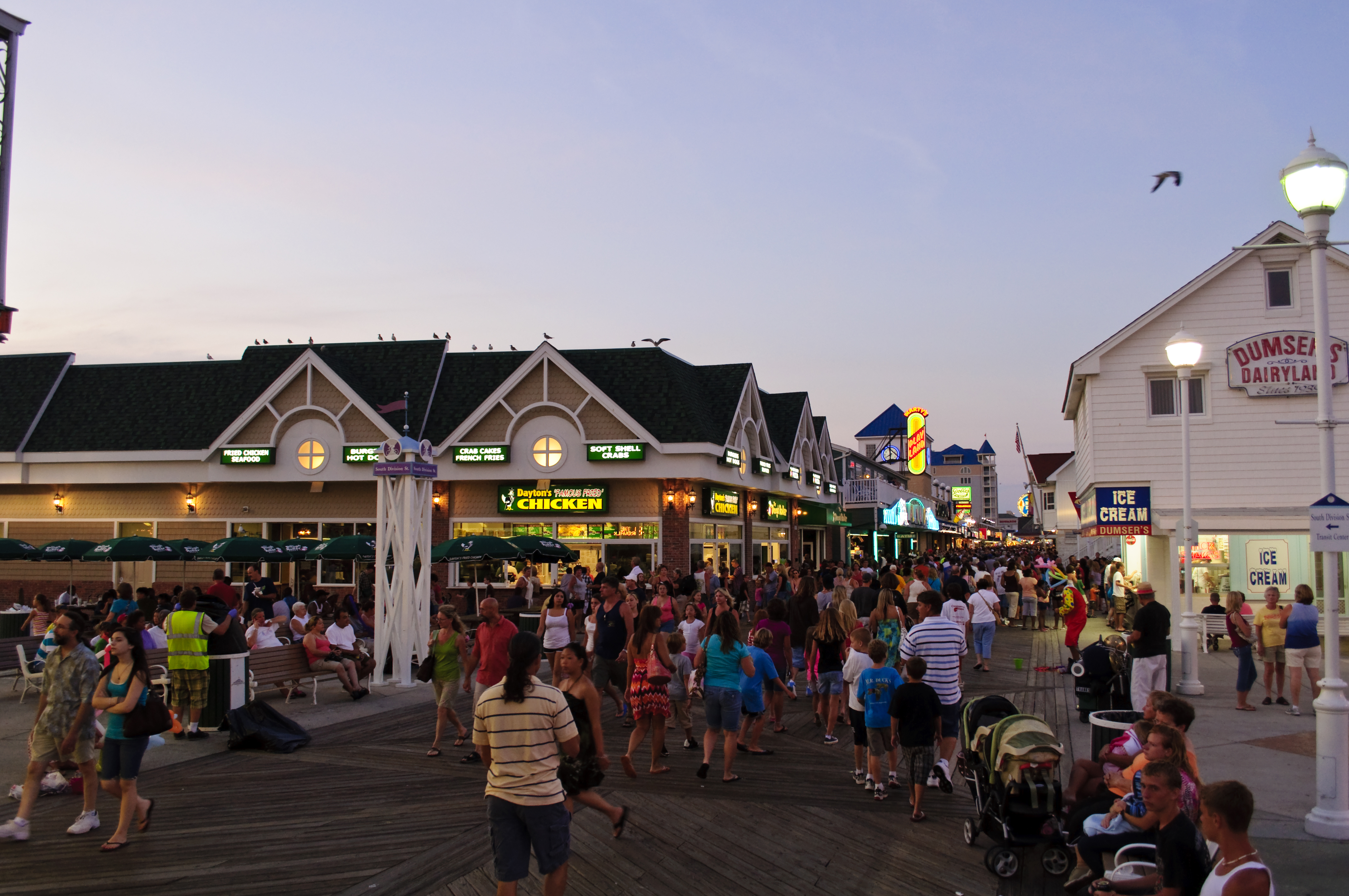 Ocean City, Maryland boardwalk